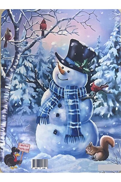 şahane parti Kardan Adam Ve Sevimli Hayvanlar Anaokulu Karne Kılıfı 20 Adet