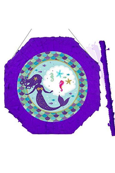 Parti Dükkanım Deniz Kızı Pinyata 42 Cm Sopası