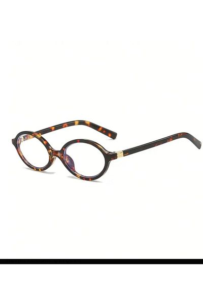 Zess store Zss Eyewear Miux Leopard Oval Frame Popular Clear Screen Goggles