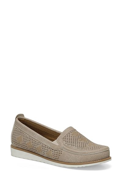 Polaris 161659Z4FX Beigefarbener Loafer für Damen