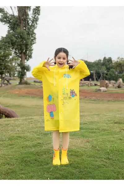 Katmanist Children's Raincoat & Windbreaker Hooded Children's Raincoat