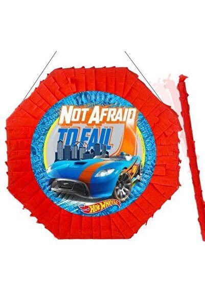 Parti Dükkanım Hot Wheels Pinyata 42 Cm + Sopası
