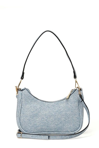 İnci Pearl elvin 4fx light blue women's shoulder bag
