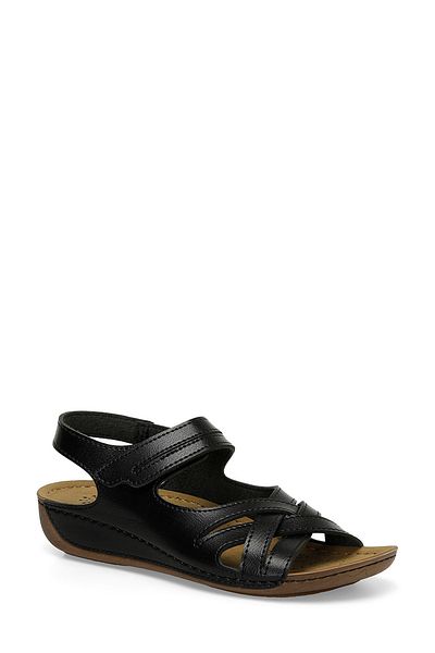 Polaris 164343Z4FX Black Women's Comfort Sandals