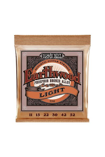 Ernie Ball P02148 - Super Slinky Bronze Acoustic Guitar String 11-52