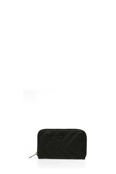 Butigo Holy Big Kapitone 4Fx Black Women's Wallet
