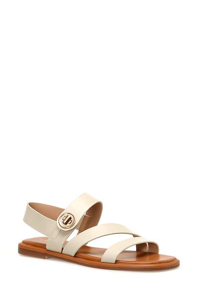 İnci INCI RAIN 4FX Beige Flache Damensandalen