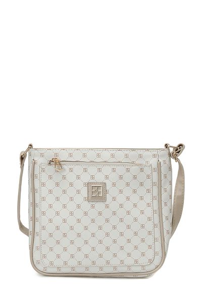 Butigo MNG KLSK NEW CPRZ 4FX ECRU MULTI - Dámská Crossbody kabelka