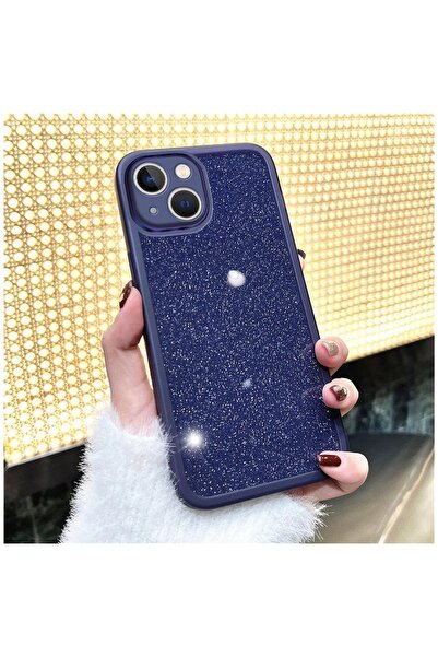 Zebana Apple iPhone 15 Plus Uyumlu Kılıf Işıltım Silikon Kılıf - Kamera Lens ...