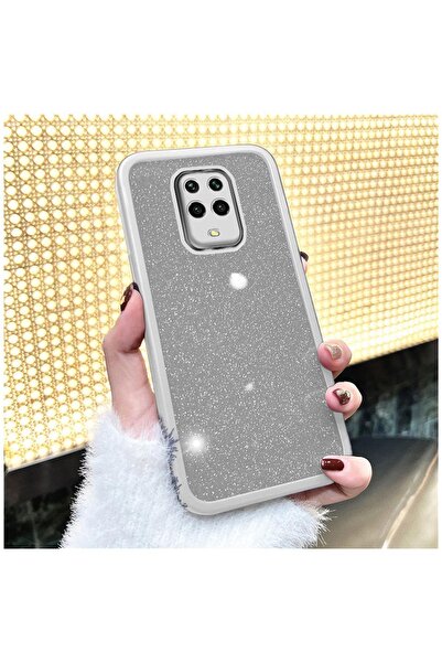 Pro Aksesuar Xiaomi Redmi Note 9S Uyumlu Kılıf Kamera Lens Korumalı Işıltılı ...