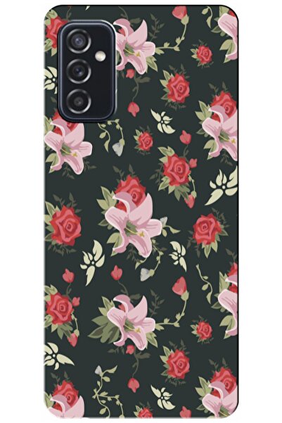 Dara Aksesuar حافظة متوافقة مع هاتف سامسونج جالاكسي M52 من السيليكون ( مطبوع )