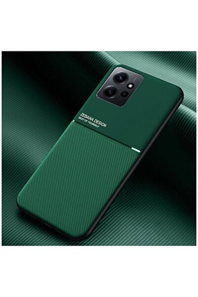 Zebana Xiaomi Redmi Note 12 Uyumlu Kılıf Design Silikon Kılıf Yeşil
