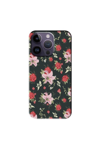 Zebana Apple iPhone 15 Pro Max Compatible Case Spring Flowers 1 Silicone Case...