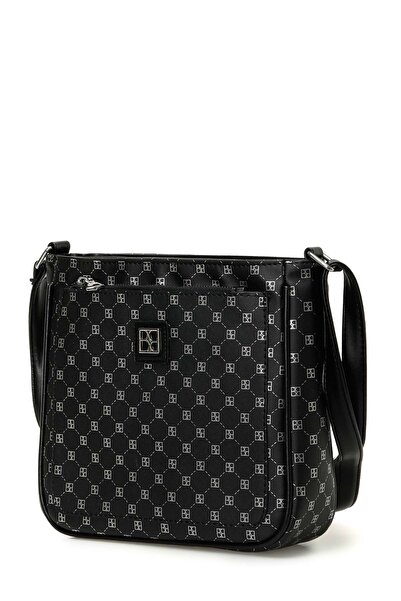 Butigo MNG KLSK NEW CPRZ 3PR - Černá dámská crossbody kabelka