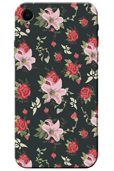 Dara Aksesuar حافظة سيليكون متوافقة مع هاتف Apple iPhone XR Spring Flowers 1 ...