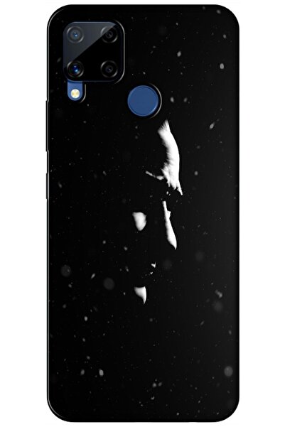 Zebana حافظة متوافقة مع هاتف Realme C15 حافظة من السيليكون بتصميم صورة ظلية أ...