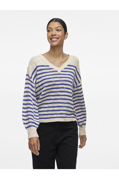 VILA Strickpullover V-Ausschnitt