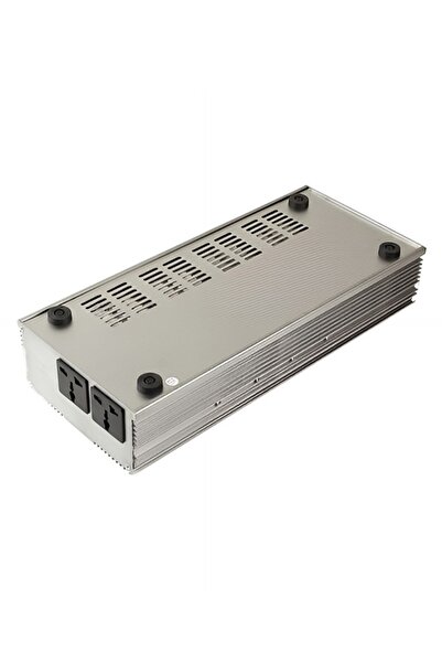 Taimi محول طاقة للسيارة بقدرة شحن كاملة 2000 واط عالي الطاقة باللون الفضي الأنيق