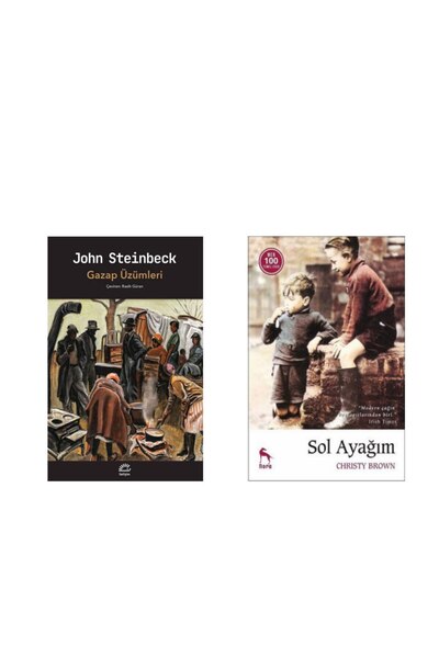 İletişim Yayınları Gazap Üzümleri - John Steinbeck - Sol Ayağım - Christy Brown