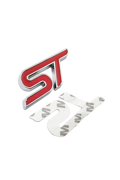 NETRON St 3d Metal Crest Emblem Logo Spate Roșu