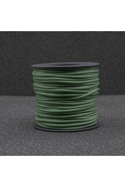 MG ROPES حبل باراشوت أخضر مائي - 2 مم، رقم 42، بكرة واحدة، 30 مترًا