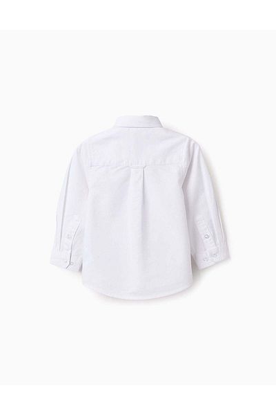 Ziddy CLASSIC COTTON SHIRT FOR BABY BOYS WHITE