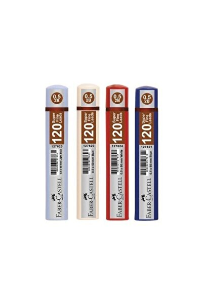 Faber Castell Min 0,5 2b 60 Mm 120 Li Açık Mavi Tüp