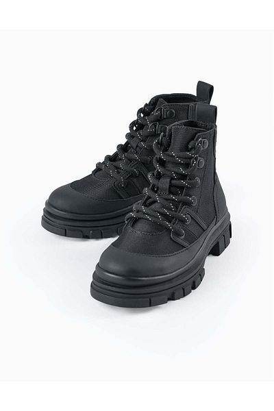Ziddy TRAINERS-BOOTS FOR BOYS BLACK