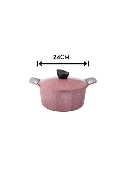 Dania Jewel pink granite cookware set, 16 pieces, high quality