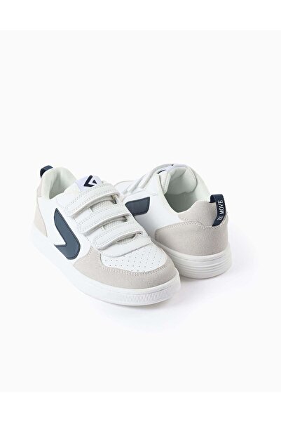 Ziddy TRAINERS FOR CHILDREN 'ZY MOVE' WHITE/DARK BLUE