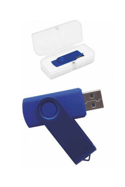 Golden Tech 64 Gb Metal Head Flash Memory and Plastic Box
