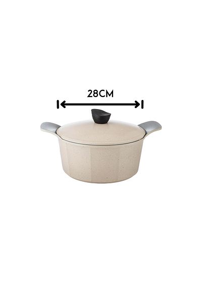 Dania Jewel cream granite cookware set, 9 pieces, high quality