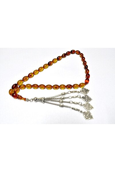 Otantik Çarşı Φωτιά Κεχριμπάρι Προσευχητάρι Κόσκινο 7*11 mm (khr-13029)