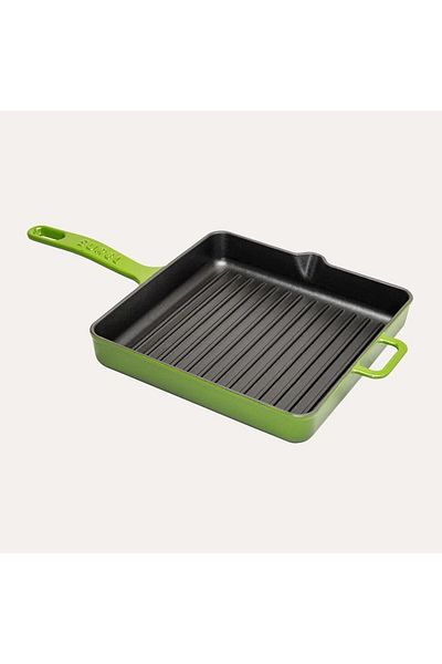 Sürel Green 30 cm Demirdöküm Square Grid Pan