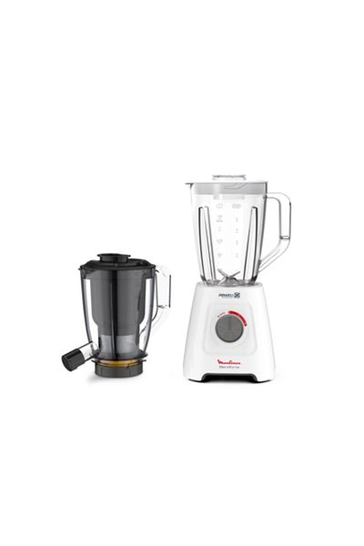 Moulinex Blend Force 2 in 1 Blender with Juicer Jar, 600 Watt, White