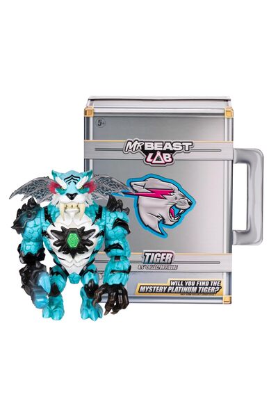 MrBeast Lab Apex Beast Tiger Collector Figure, 6.25" Tall with Extreme Detailing