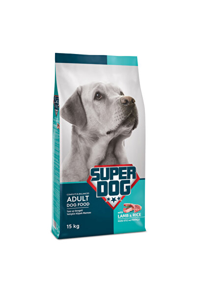 Super Dog Kuzu Etli Yetişkin Köpek Maması 15 kg