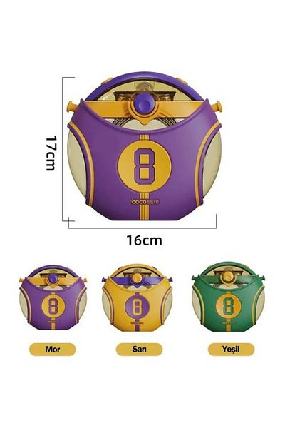 CocoSmile Vagonlife Cocosmile Cs-00008 - Purple 630ml Straw Basketball Tritan Flask