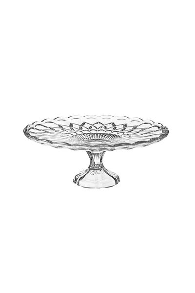 Dania Glass base plate for all presentations and uses for fruits, pastries and sweets