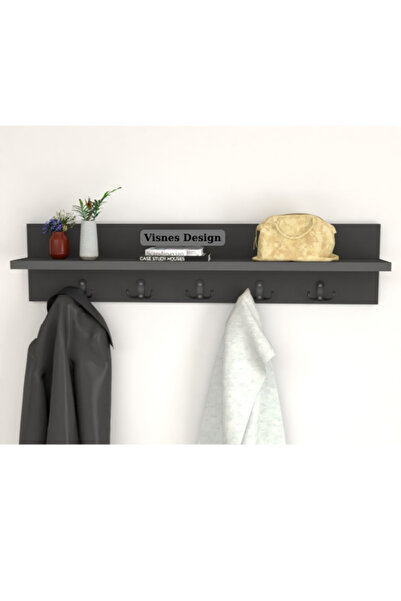 VISNES Portmanto Duvar Askılığı Kapı Arkası Hol Koridor Mutfak Banyo, Havlu, ...