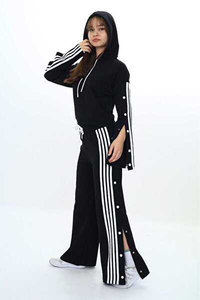 Joui Co Γυναικεία παιδική 100% βαμβακερή κουκούλα μακρυμάνικη φόρμα υπερμεγέθη στο κάτω μέρος