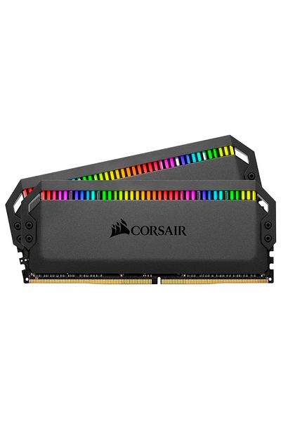 Corsair DOMINATOR® PLATINUM RGB 16GB (2 x 8GB) DDR4 DRAM 3200MHz C16 Memory Kit