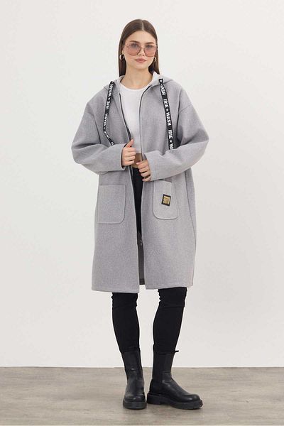Rays 3049A Model Gray Stamp Cardigan