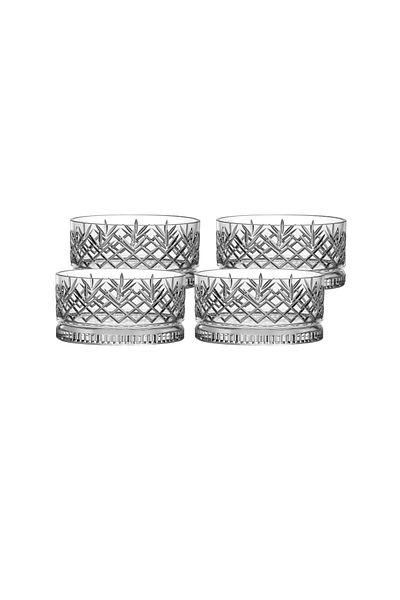 Vadi Bianca Set of 4 Crystal Glass Bowl Snack Bowls 460 ml