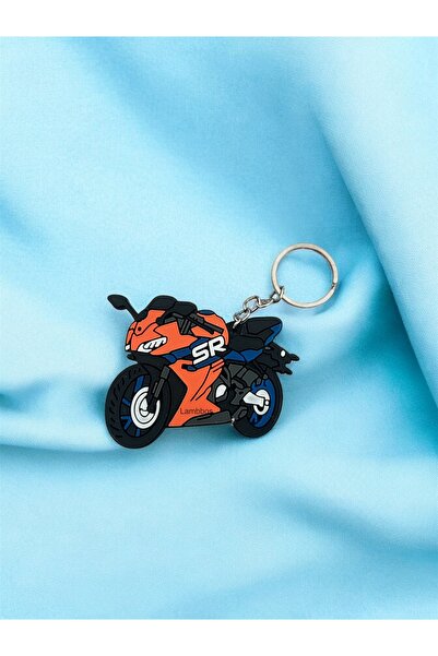 Lambbos سلسلة مفاتيح Cf Moto 250sr باللون البرتقالي