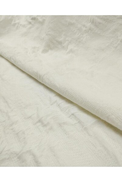 Kumaş Parça Екрю Пеньє з рельєфним візерунком - 120 см x 210 см