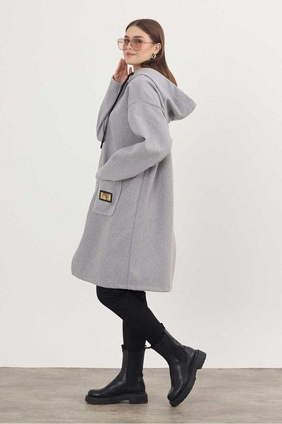 Rays 3049A Model Gray Stamp Cardigan