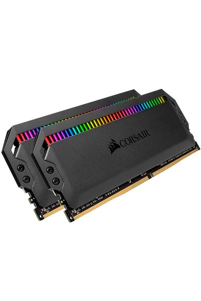 Corsair DOMINATOR® PLATINUM RGB 16GB (2 x 8GB) DDR4 DRAM 3200MHz C16 Memory Kit