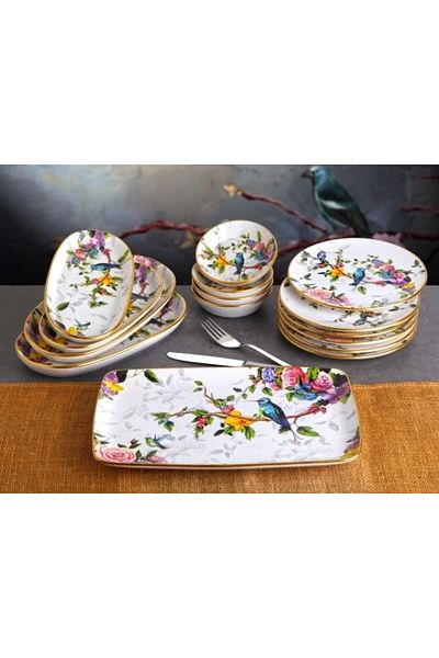 GÖNÜL Flore Gönül 15 Piece Breakfast Set - G4437