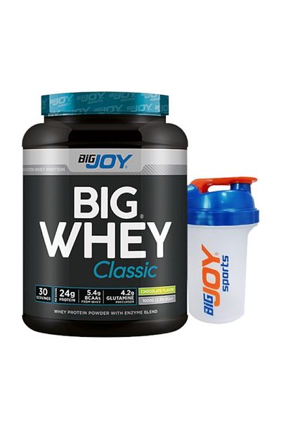 Bigjoy Sports 1020Gr Chocolate Flavored Plus Enzymes Whey Protein Big Whey Classic 30 Servings